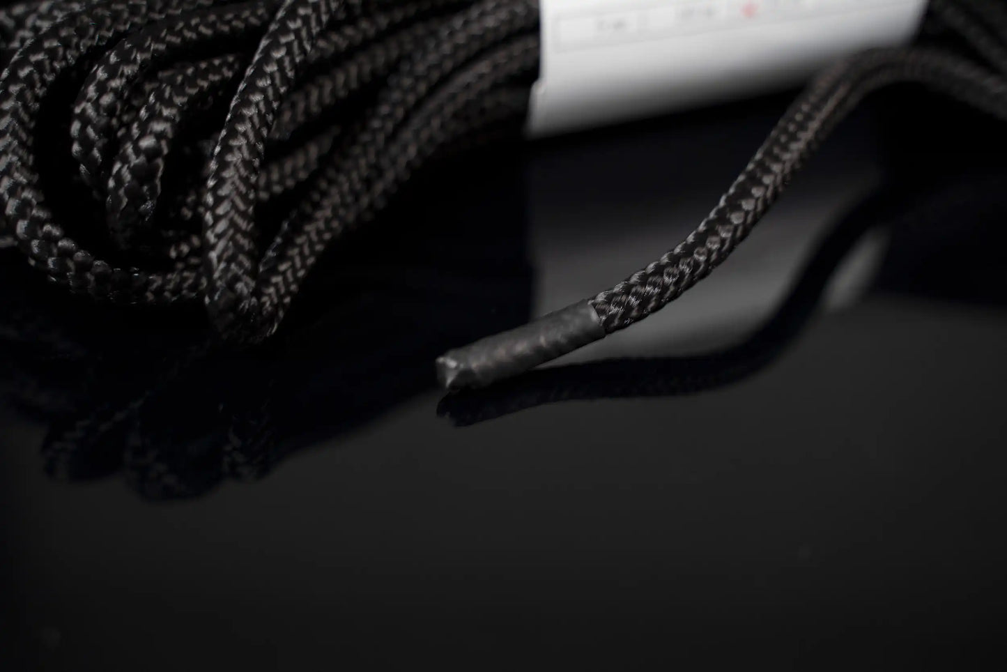 Bondage-Seil für BDSM, Kinbaku, Shibari in schwarzer Farbe - ø 7 mm / 5 m Länge