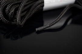 Bondage-Seil für BDSM, Kinbaku, Shibari in schwarzer Farbe - ø 7 mm / 10 m Länge