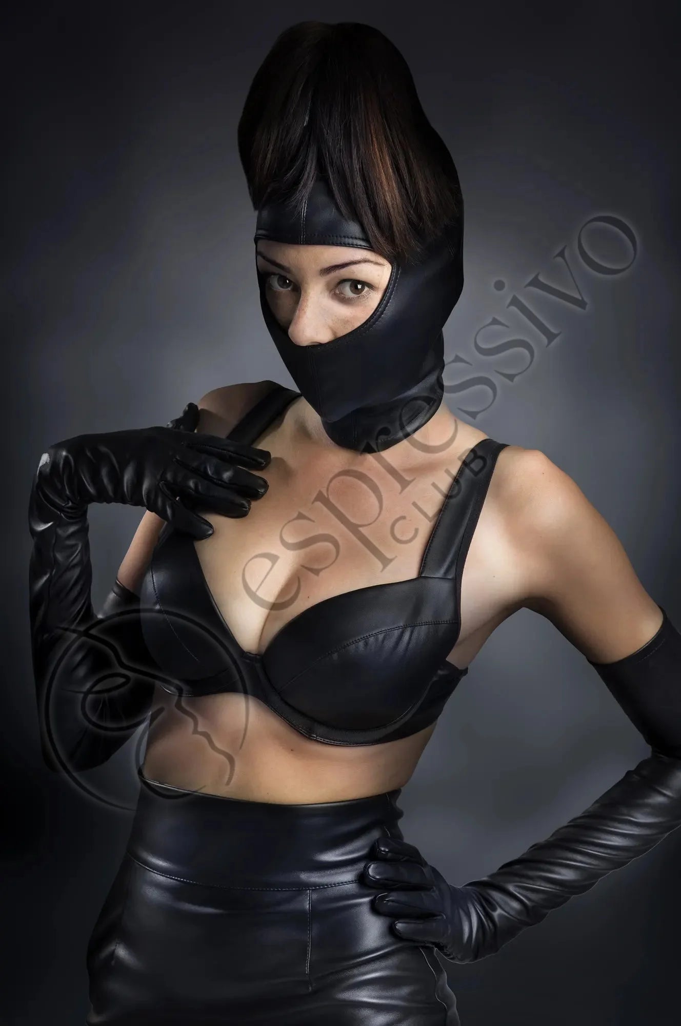 Sweet Gwen Hood With Ponytail Tube Masks