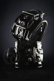 Bondage Cuffs In Black Pvc - Wrist & Ankle Bdsm Restraints Jewelry