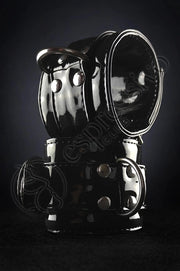 Bondage Cuffs In Black Pvc - Wrist & Ankle Bdsm Restraints Jewelry
