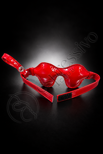 Mini eye blindfold – Red Christmas Ornament - Christmas Ornament