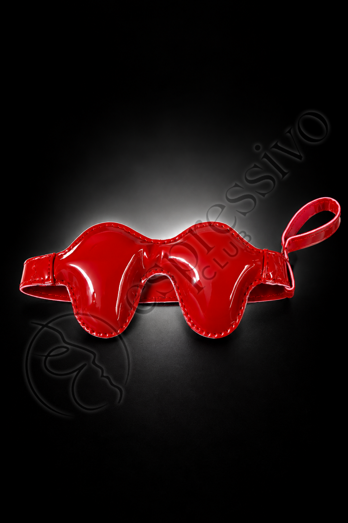 Mini eye blindfold – Red Christmas Ornament - Christmas Ornament