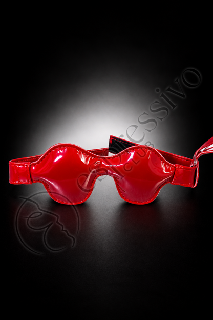 Mini eye blindfold – Red Christmas Ornament - Christmas Ornament