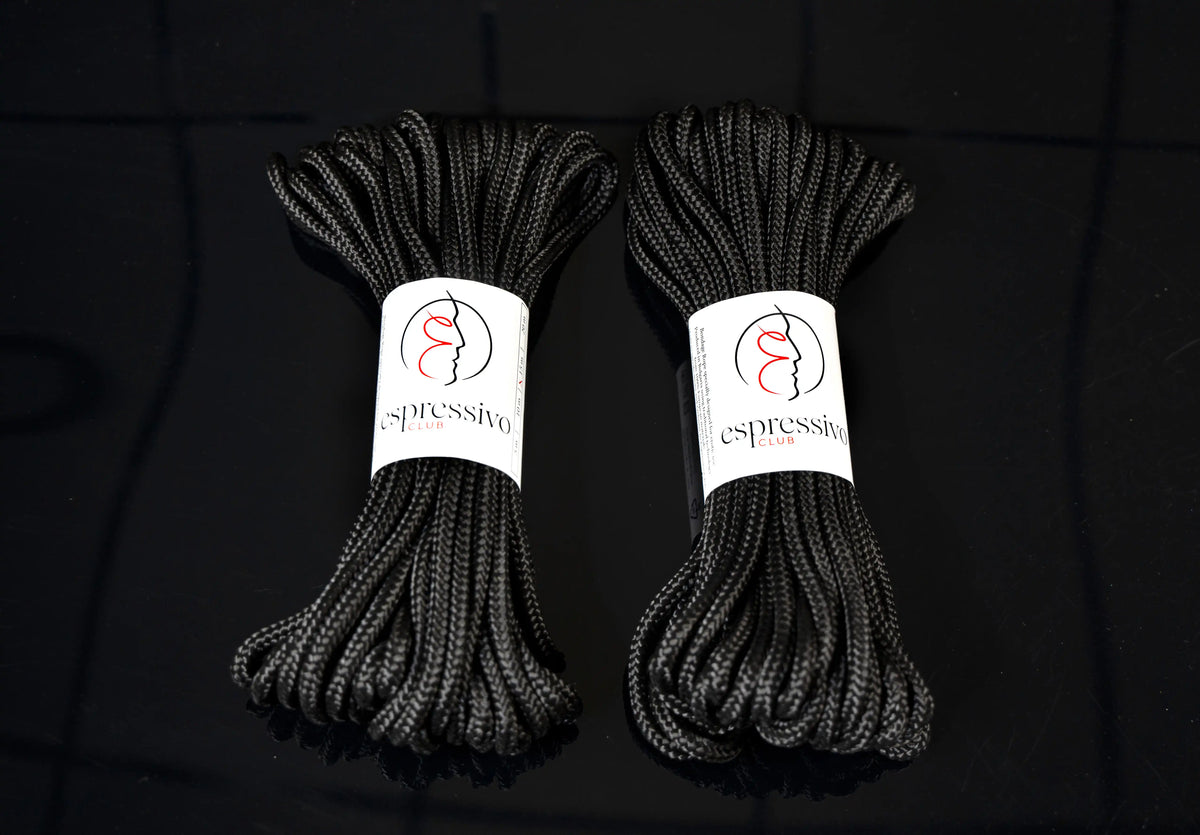 Dsb Rope Bondage Set of 2 X 15m BDSM rope in Black Color - ø 7 mm / 30m total l ...