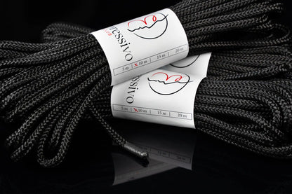 Bondage-Set mit 3 x 10 m BDSM-Seilen in schwarzer Farbe – ø 7 mm / 30 m Gesamtlänge