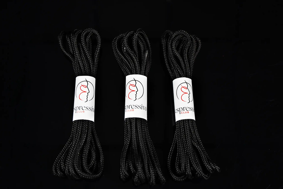 Dsb Rope Bondage Set of 3 X 5m BDSM rope in Black Color - ø 7 mm / 15m total le ...