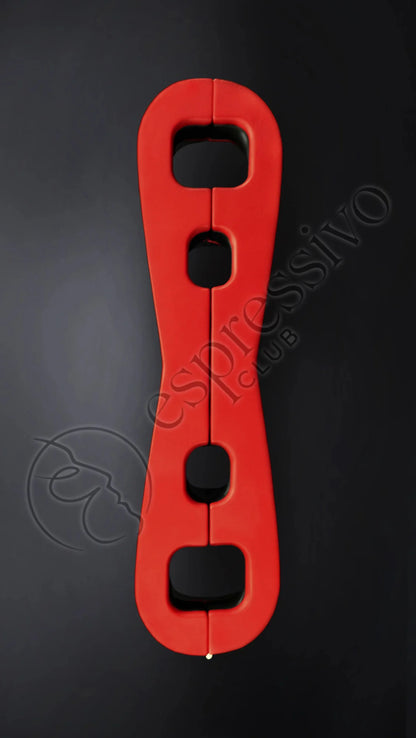 EspressivoClub Red Bdsm Bondage Stocks For Hands And Ankles Sex Toys KB-001 - 2