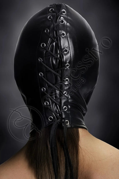 Open Face Nun Fetish Bdsm Leather Hood Masks